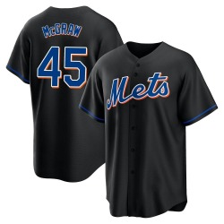 Tug McGraw New York Mets Youth Replica 2022 Alternate Jersey - Black