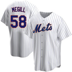 Tylor Megill New York Mets Youth Replica Home Jersey - White