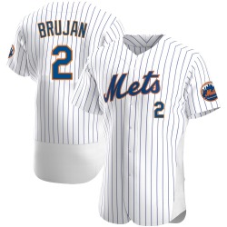 Vidal Brujan New York Mets Men's Authentic Home Jersey - White