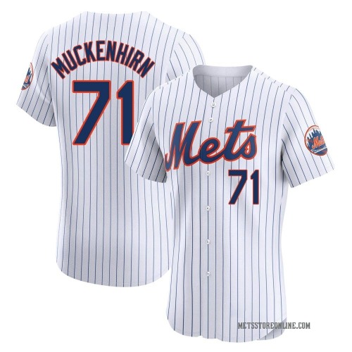 Zach Muckenhirn New York Mets Men's Elite Home Jersey - White
